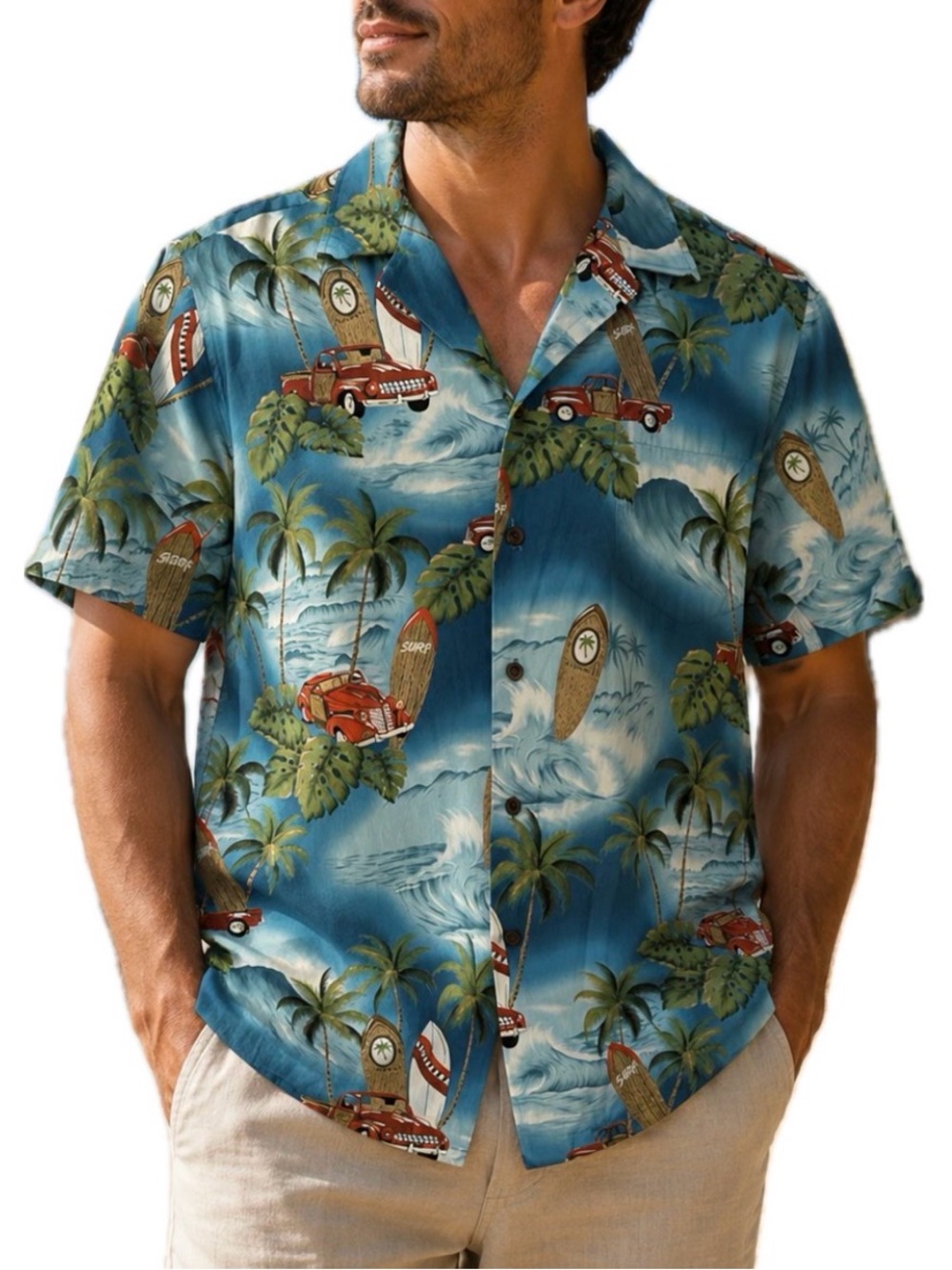 VTG‎ RJC Hawaiian Shirt. Size L